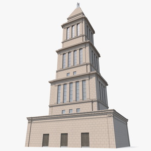 Masonic Memorial Tower 3D