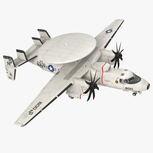 3D Grumman E 2 Hawkeye tactical Early Warning Aircraft