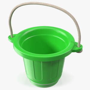 3D Plastic Toy Bucket model