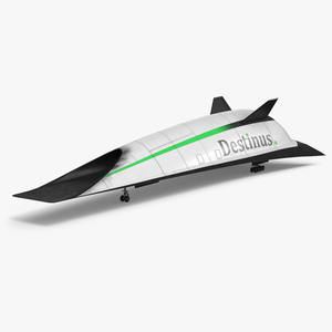 Destinus S Hypersonic Passenger Plane Used 3D