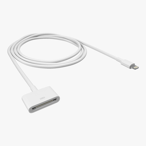 3D model Apple 30-pin to USB Cable