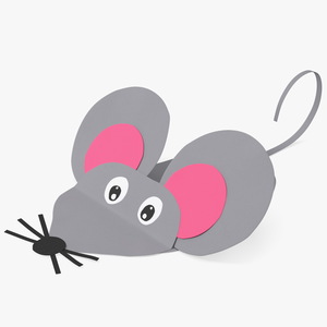 3D Craft Paper Toy Mouse