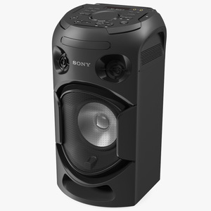 3D Sony V21 High Power Audio System OFF