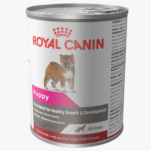 3D Royal Canin Puppy Food Can