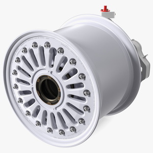 3D model Boeing 737 Aircraft Wheel Rim Disk with Brake