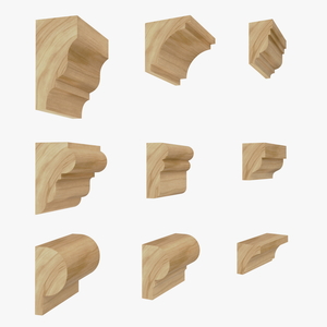 Set Molding Maple Part 1 3D model