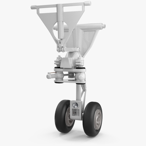 3D Aircraft Jet Front Landing Gear