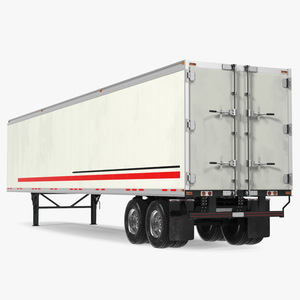 3D Standalone Semi Trailer model