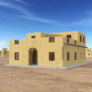 3D Middle Eastern Adobe House