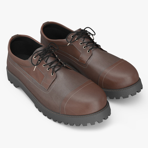 3D model Classic Men Leather Shoes