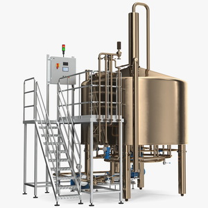 Alcohol Production Plant 3D model