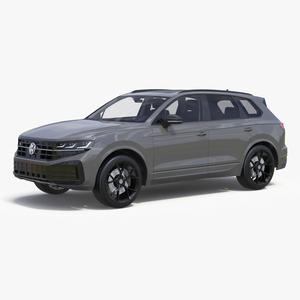 3D Volkswagen Touareg 2024 Grey model