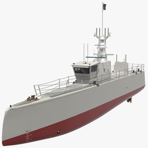 3D Unmanned Ship model