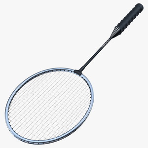 Professional Carbon Fiber Badminton Racket 3D