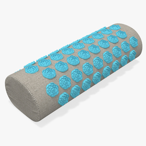 3D model Acupuncture Cylindrical Pillow Blue