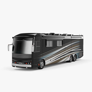 3D model Luxury Motorhome RV Coach