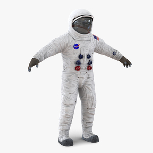 3D A7L Apollo and Skylab Spacesuit 2 model